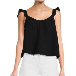 New ~ MARINE LAYER ~ 100% Cotton Jude Flutter Tank Top Size L